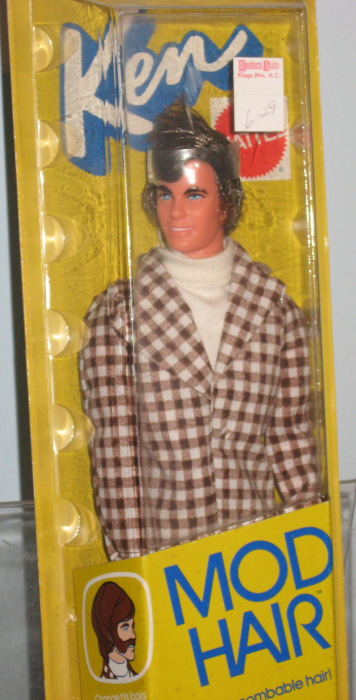 Mod Hair Ken told children that long hair was fab in 1973.
