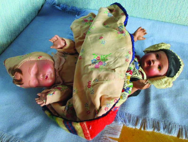 Topsy Turvy doll.